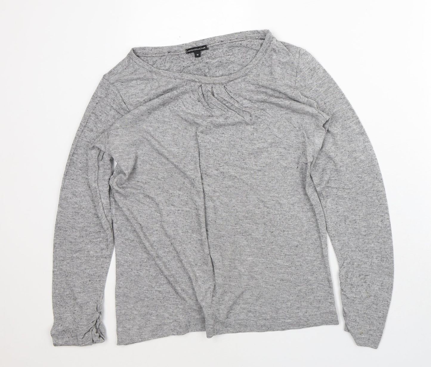 Womens UK Size 14 Marks and Spencer Grey Pullover Sweatshirt