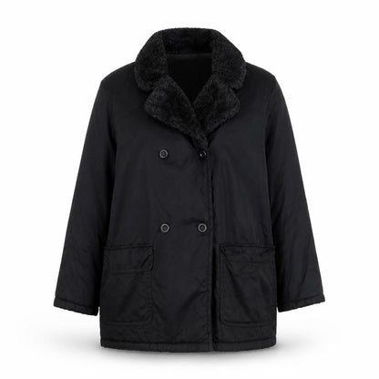 Womens UK Size 12 Alibi Black Overcoat