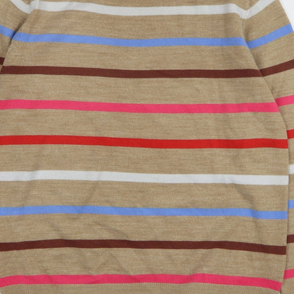 Womens UK Size 10 Marks and Spencer Beige Pullover Jumper