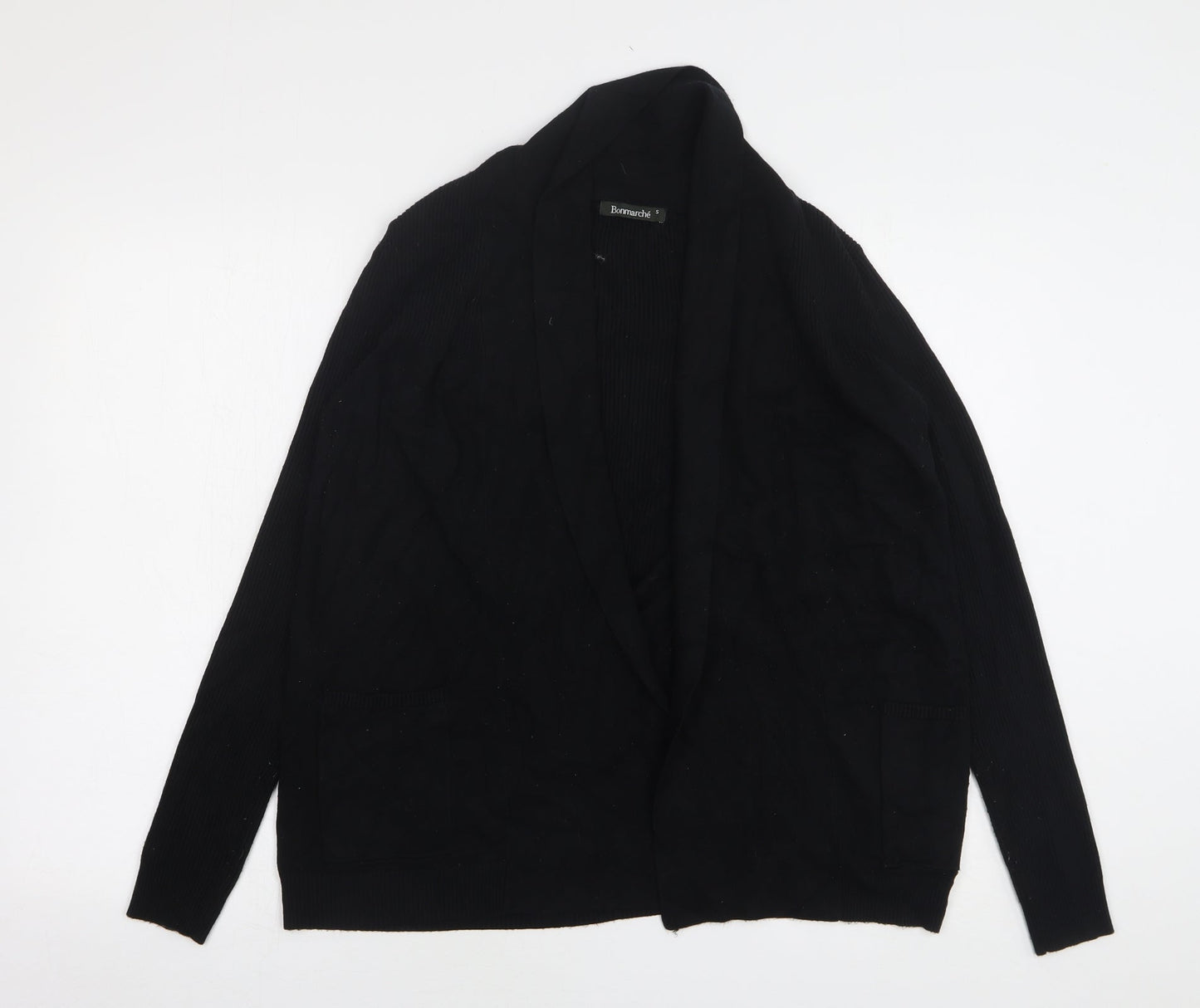 Womens UK Size S Bonmarché Black Cardigan Jumper