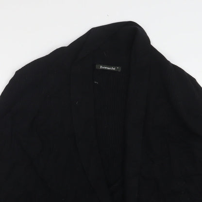 Womens UK Size S Bonmarché Black Cardigan Jumper