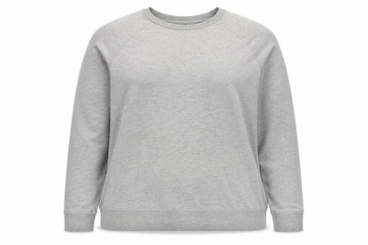 Topman Womens Grey Cotton Pullover Sweatshirt Size XL