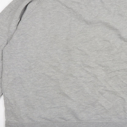Topman Womens Grey Cotton Pullover Sweatshirt Size XL