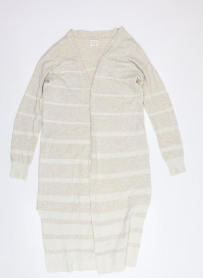 Womens UK Size XS Cape Daisy Beige Cardigan Jumper