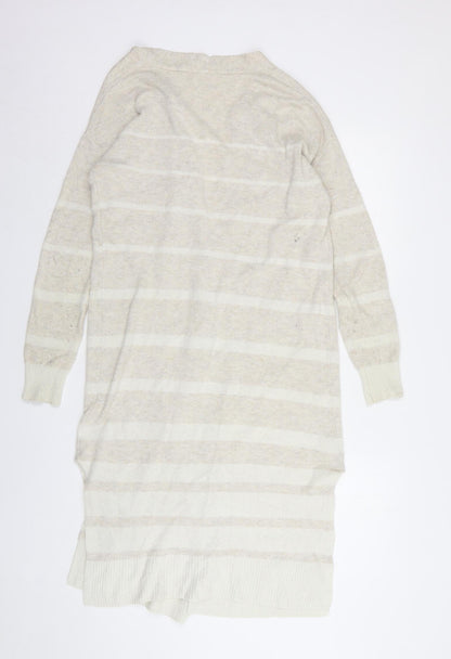 Womens UK Size XS Cape Daisy Beige Cardigan Jumper