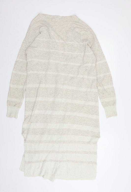 Womens UK Size XS Cape Daisy Beige Cardigan Jumper