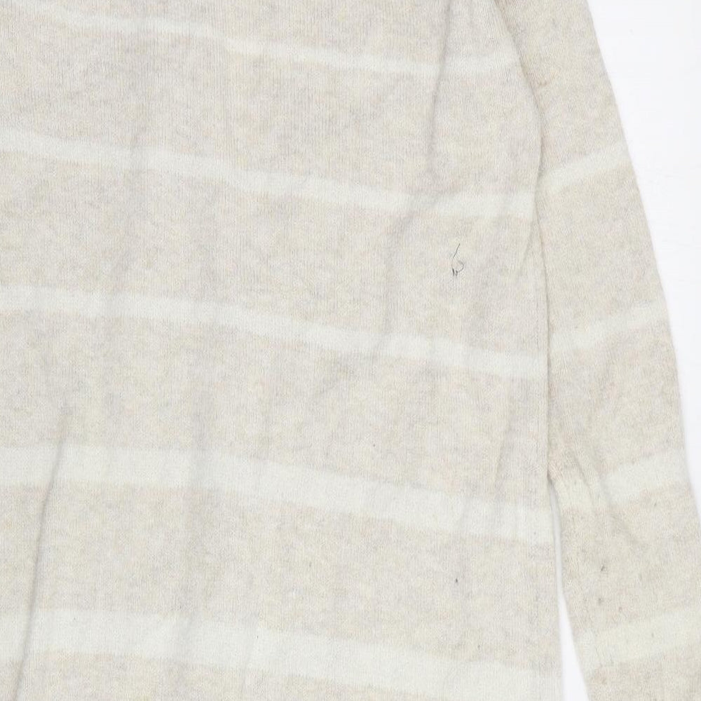 Womens UK Size XS Cape Daisy Beige Cardigan Jumper