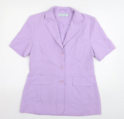 Atmosphere Womens Pink Polyester Jacket Suit Jacket Size 14