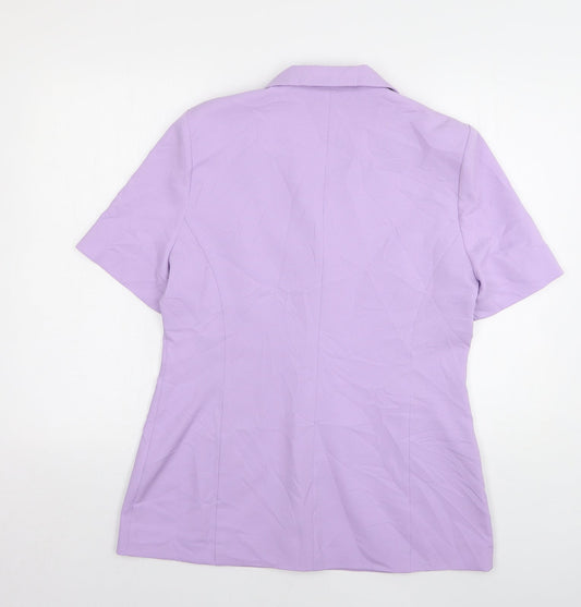 Atmosphere Womens Pink Polyester Jacket Suit Jacket Size 14