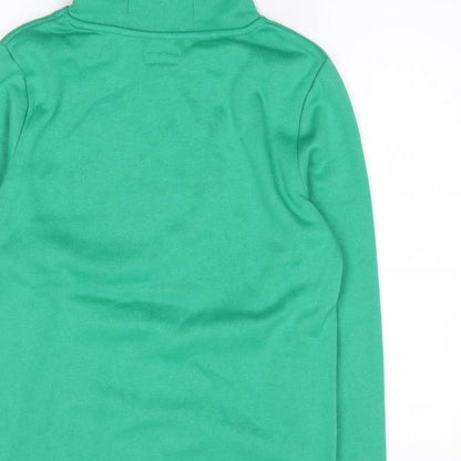 Primark Girls Green Polyester Pullover Hoodie Size 13-14 Years Pullover - Ireland