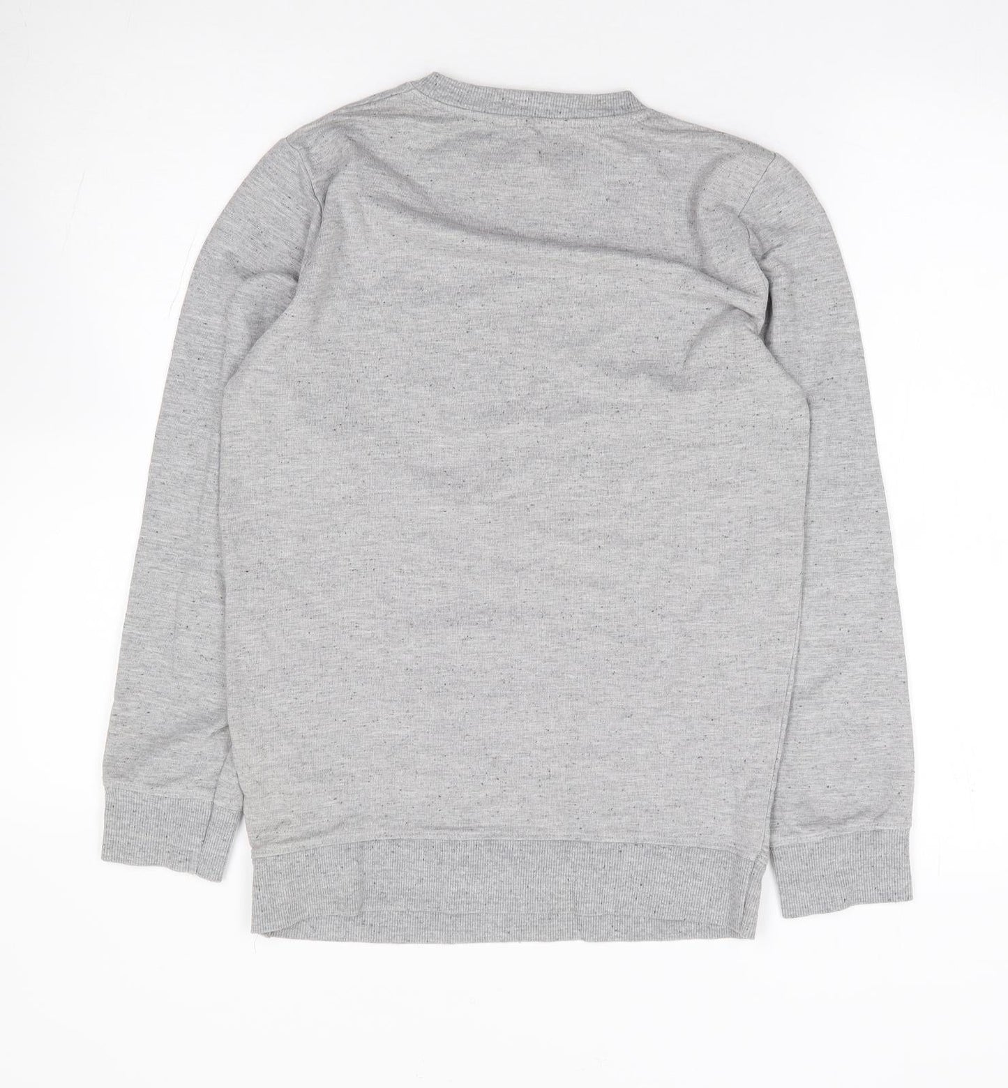 Mens UK Size S Preworn Grey Pullover Sweatshirt
