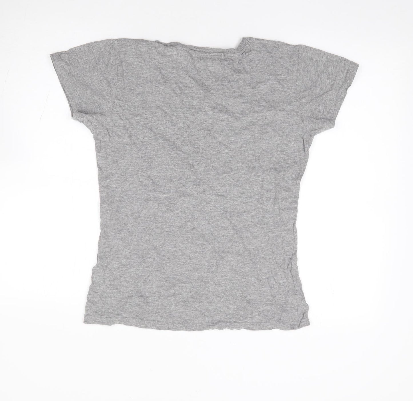 Womens UK Size L Chemistry Grey Jersey T-Shirt