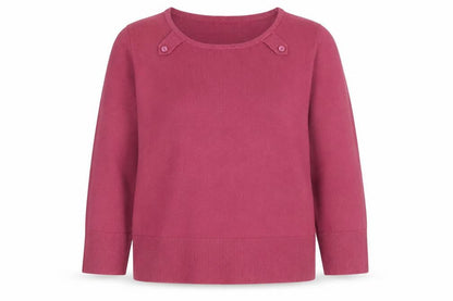 Womens UK Size L Preworn Pink Pullover Jumper
