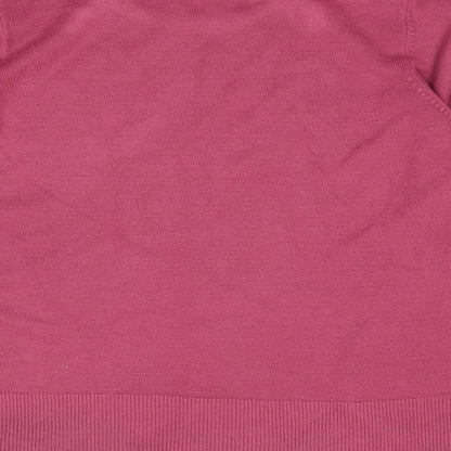 Womens UK Size L Preworn Pink Pullover Jumper