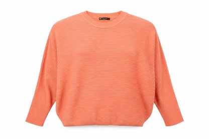 Lustin Womens Pink Round Neck Acrylic Pullover Jumper Size M