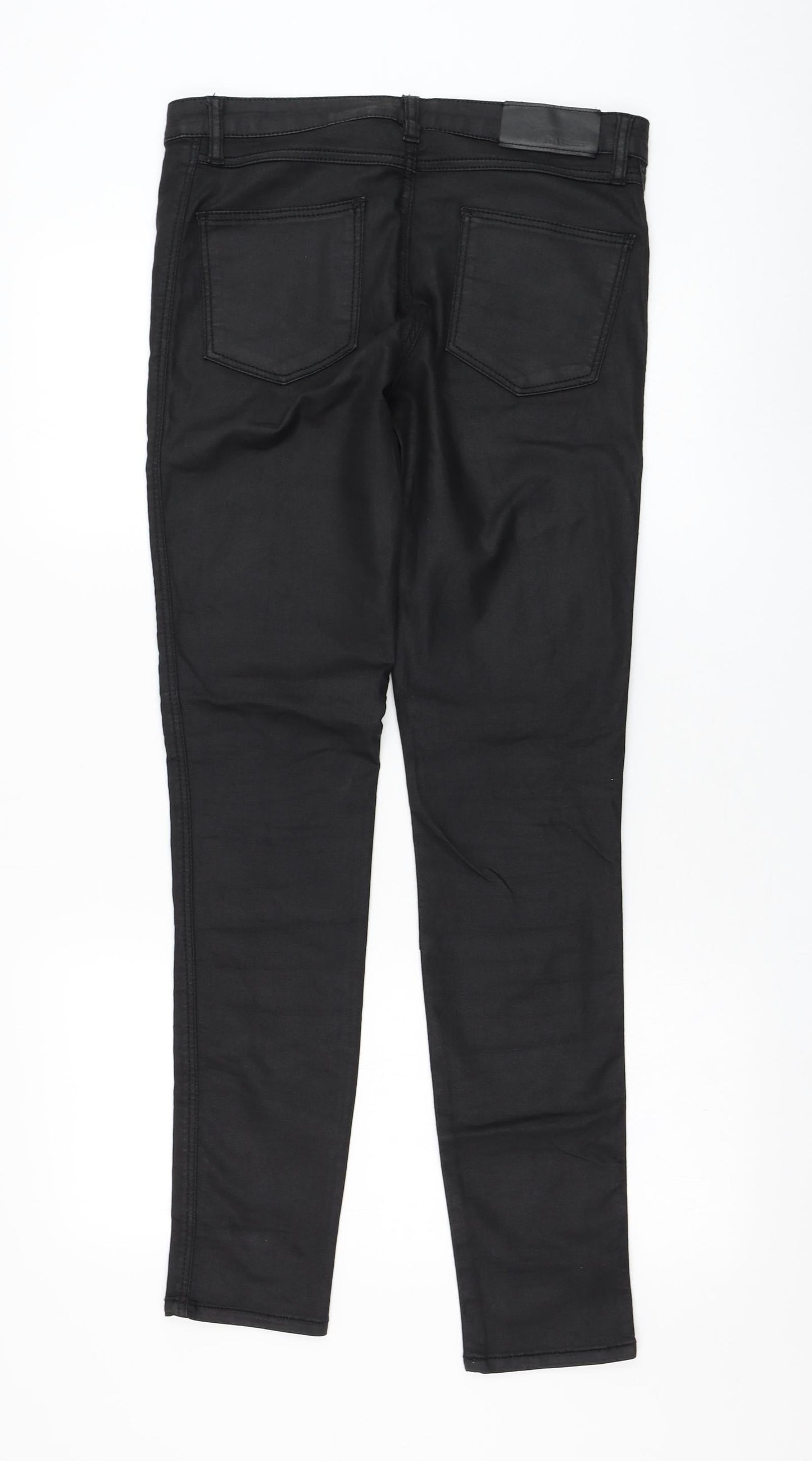 Womens UK Size 32 in Preworn Regular Fit  Black Trousers