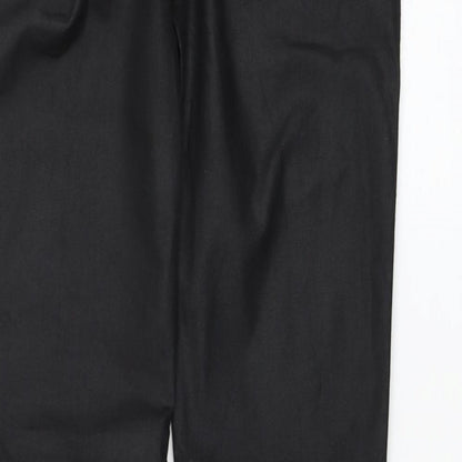 Womens UK Size 32 in Preworn Regular Fit  Black Trousers