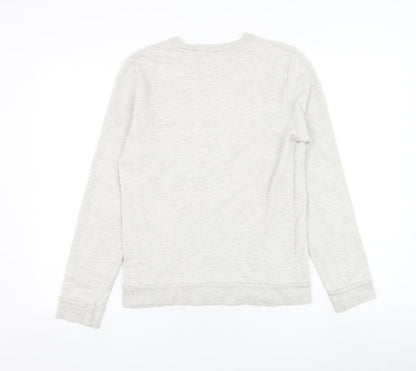 Topman Mens Grey Cotton Pullover Sweatshirt Size XS - New York