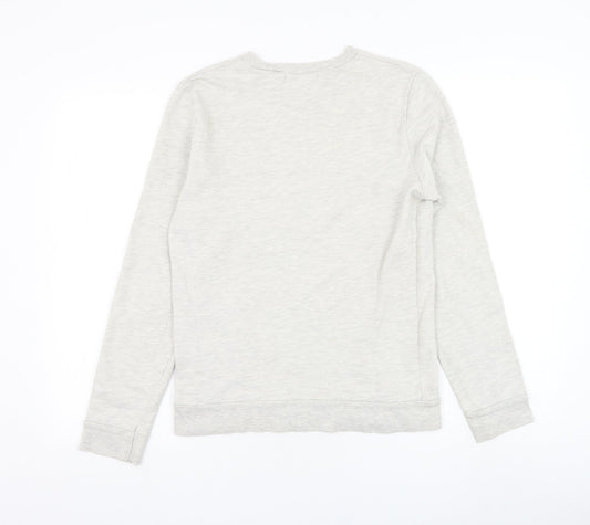 Topman Mens Grey Cotton Pullover Sweatshirt Size XS - New York