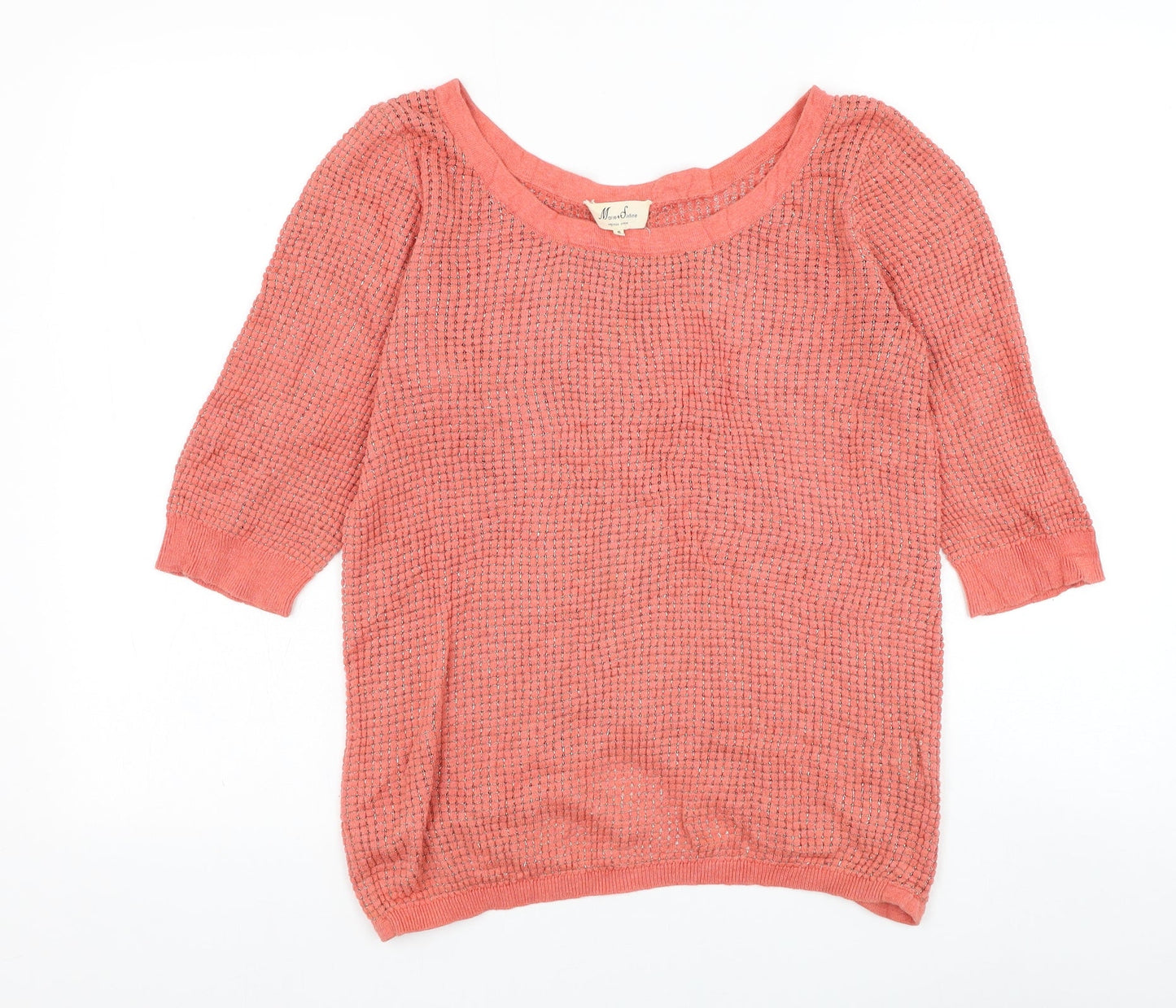Womens UK Size S Marie Sixtine Red Pullover Jumper
