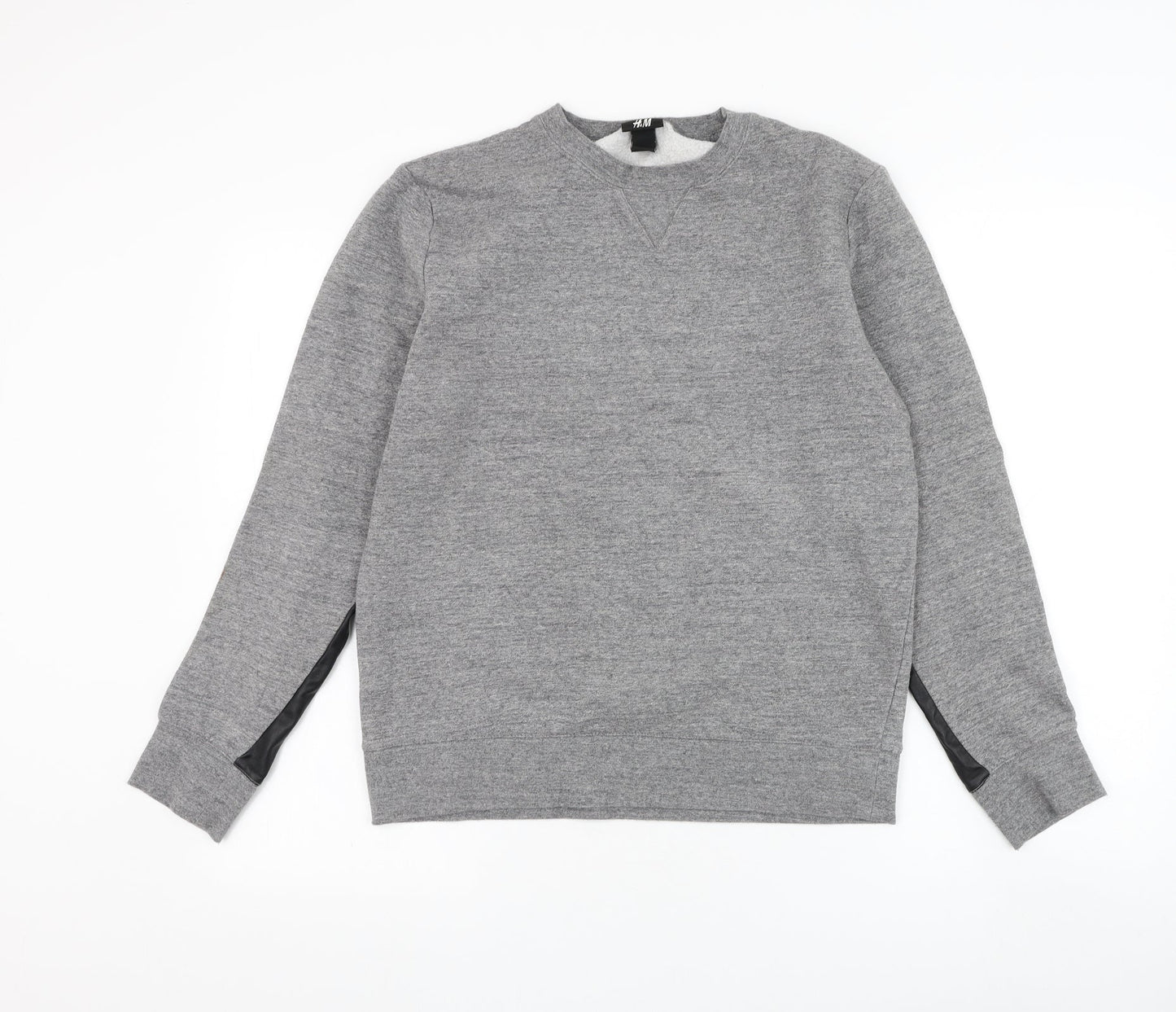 H&M Womens Grey Cotton Pullover Sweatshirt Size S Pullover