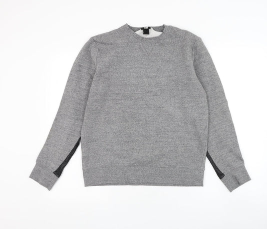 H&M Womens Grey Cotton Pullover Sweatshirt Size S Pullover