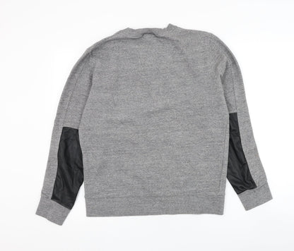 H&M Womens Grey Cotton Pullover Sweatshirt Size S Pullover