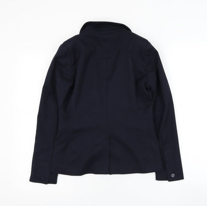 NEXT Womens Blue Jacket Blazer Size 8 Button