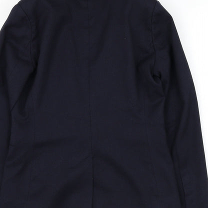 NEXT Womens Blue Jacket Blazer Size 8 Button