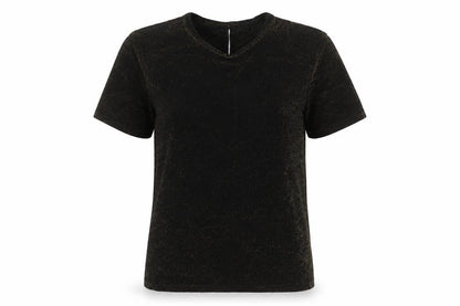 Womens UK Size 12 Berkertex Black Basic T-Shirt
