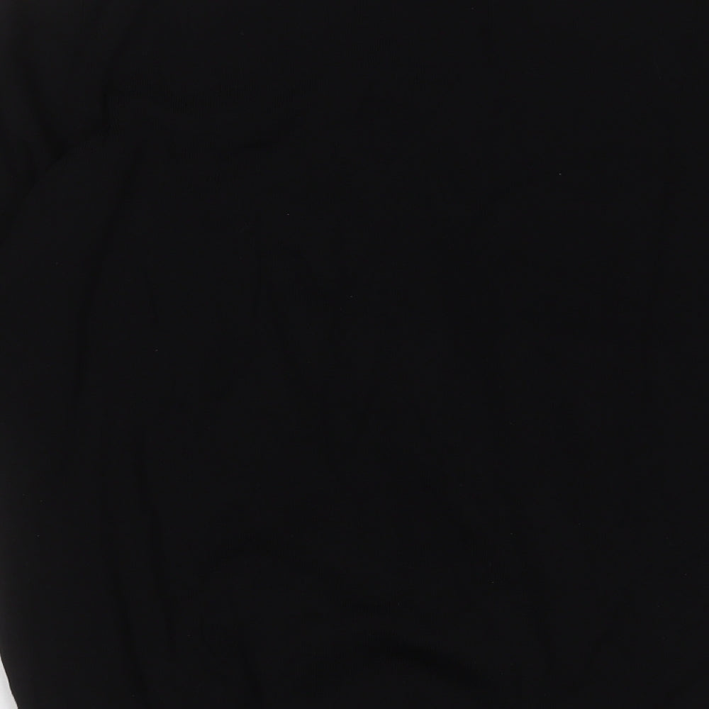 dimentions Mens Black V-Neck Acrylic Pullover Jumper Size M
