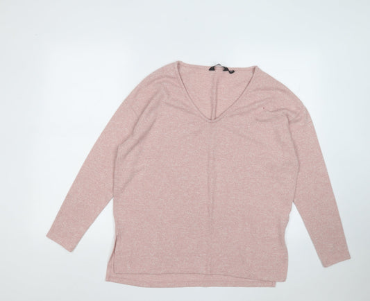 Womens UK Size 10 Dorothy Perkins Pink Pullover Jumper