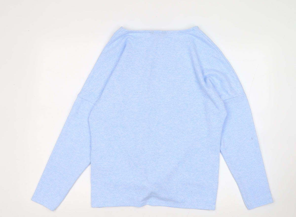 Womens UK Size S Dorothy Perkins Blue Pullover Jumper