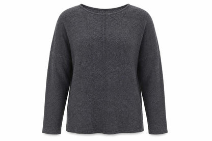 George Womens Grey Round Neck Viscose Pullover Jumper Size M