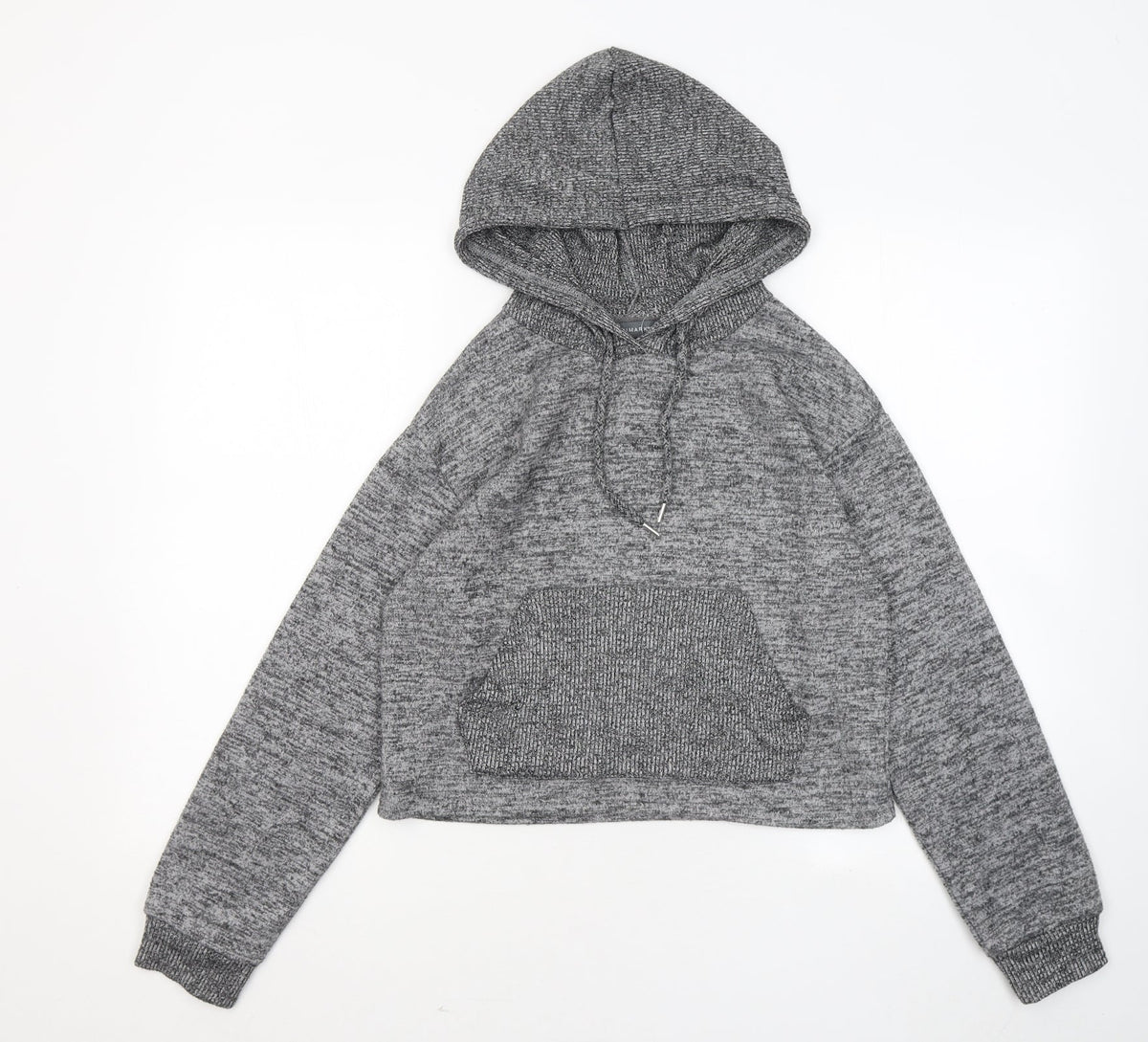 Primark Womens Grey Polyester Pullover Hoodie Size 6
