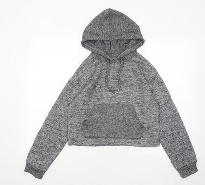 Primark Womens Grey Polyester Pullover Hoodie Size 6