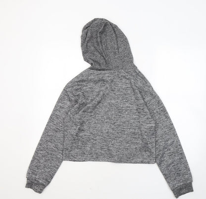 Primark Womens Grey Polyester Pullover Hoodie Size 6