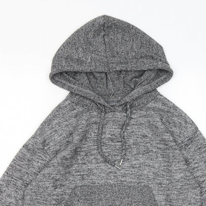 Primark Womens Grey Polyester Pullover Hoodie Size 6