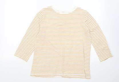 Womens UK Size L Dunnes Stores Orange Basic T-Shirt