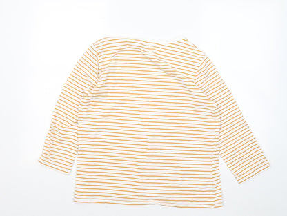 Womens UK Size L Dunnes Stores Orange Basic T-Shirt