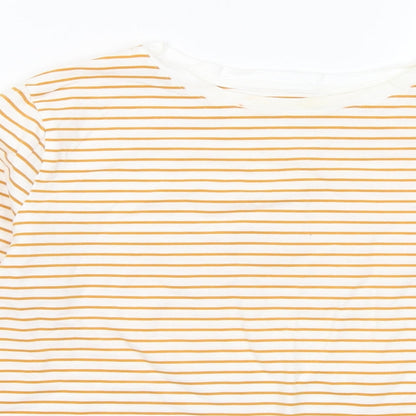 Womens UK Size L Dunnes Stores Orange Basic T-Shirt