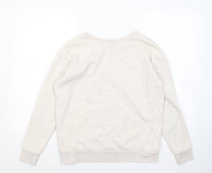 Womens UK Size 10 Atmosphere Beige Pullover Jumper