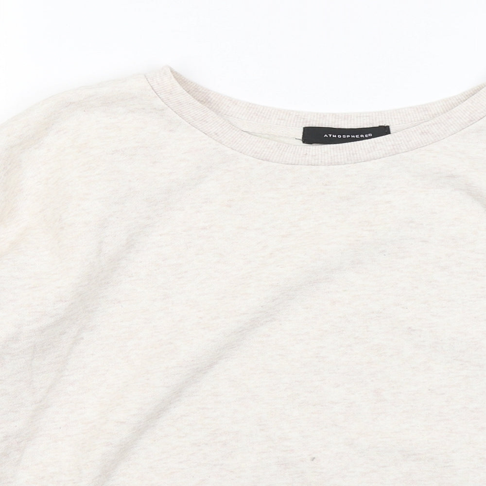Womens UK Size 10 Atmosphere Beige Pullover Jumper
