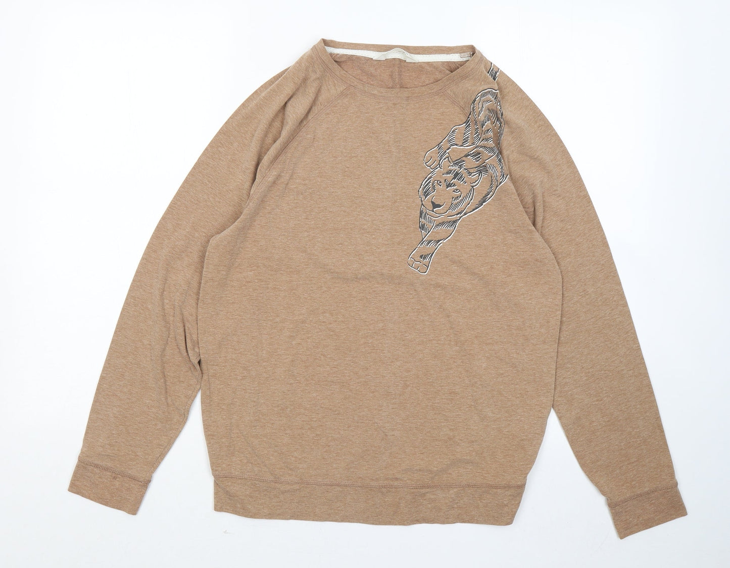 Womens UK Size 12 Marks and Spencer Brown Pullover Jumper