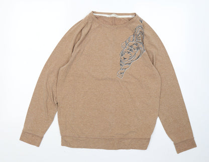 Womens UK Size 12 Marks and Spencer Brown Pullover Jumper