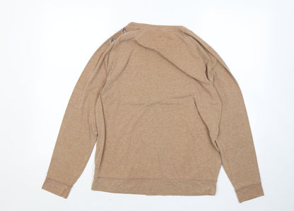 Womens UK Size 12 Marks and Spencer Brown Pullover Jumper
