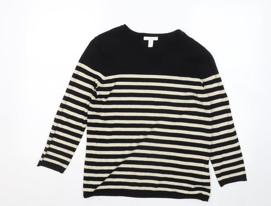 Womens UK Size S H&M Black Pullover Jumper