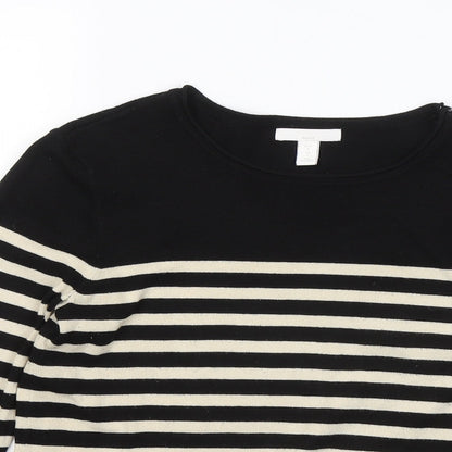 Womens UK Size S H&M Black Pullover Jumper