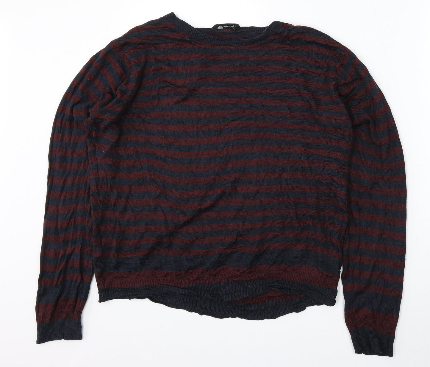 Womens UK Size XL Cedar Wood State Multicoloured Pullover Jumper