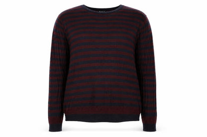 Cedarwood State Womens Multicoloured Round Neck Striped Acrylic Pullover Jumper Size XL